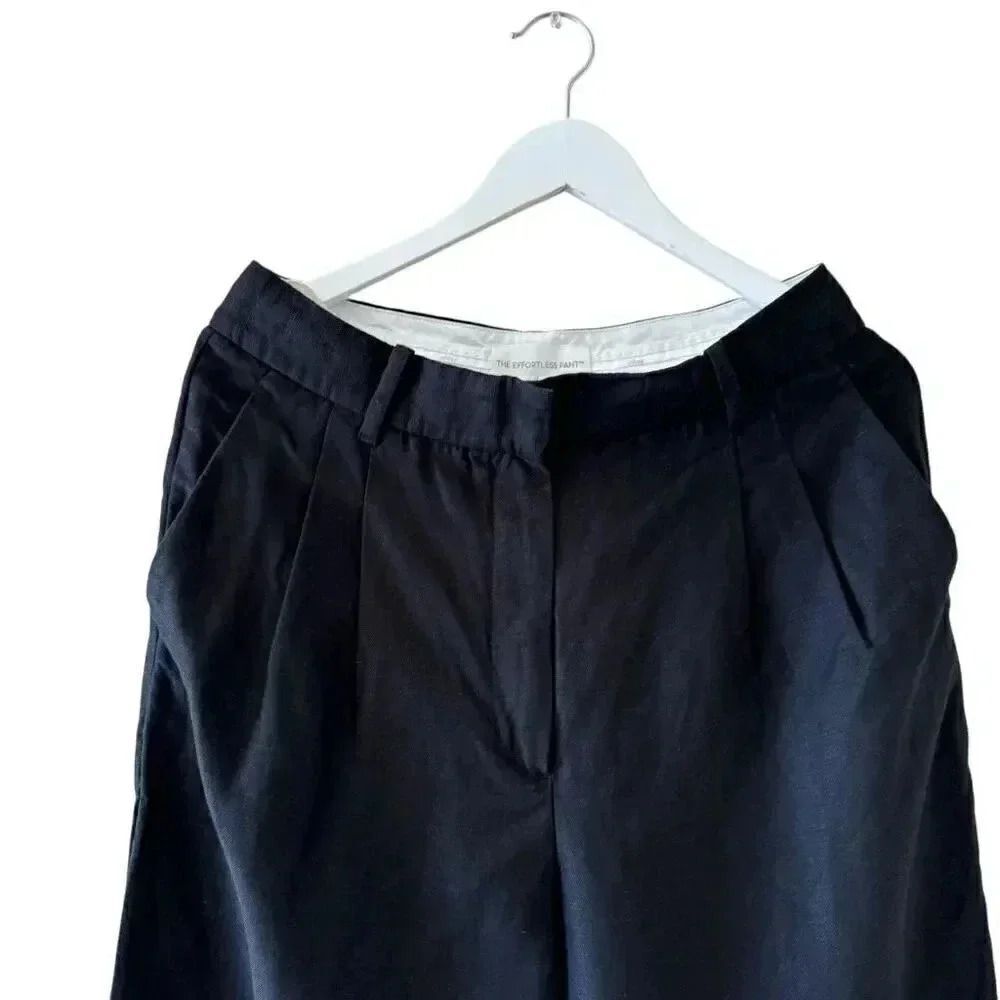 Aritzia Wilfred The Effortlessp High Rise Pleated Wide Leg Pants SZ 12 #2261 - Picture 4 of 16
